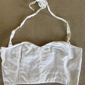 Reformation Orzo linen top size 4